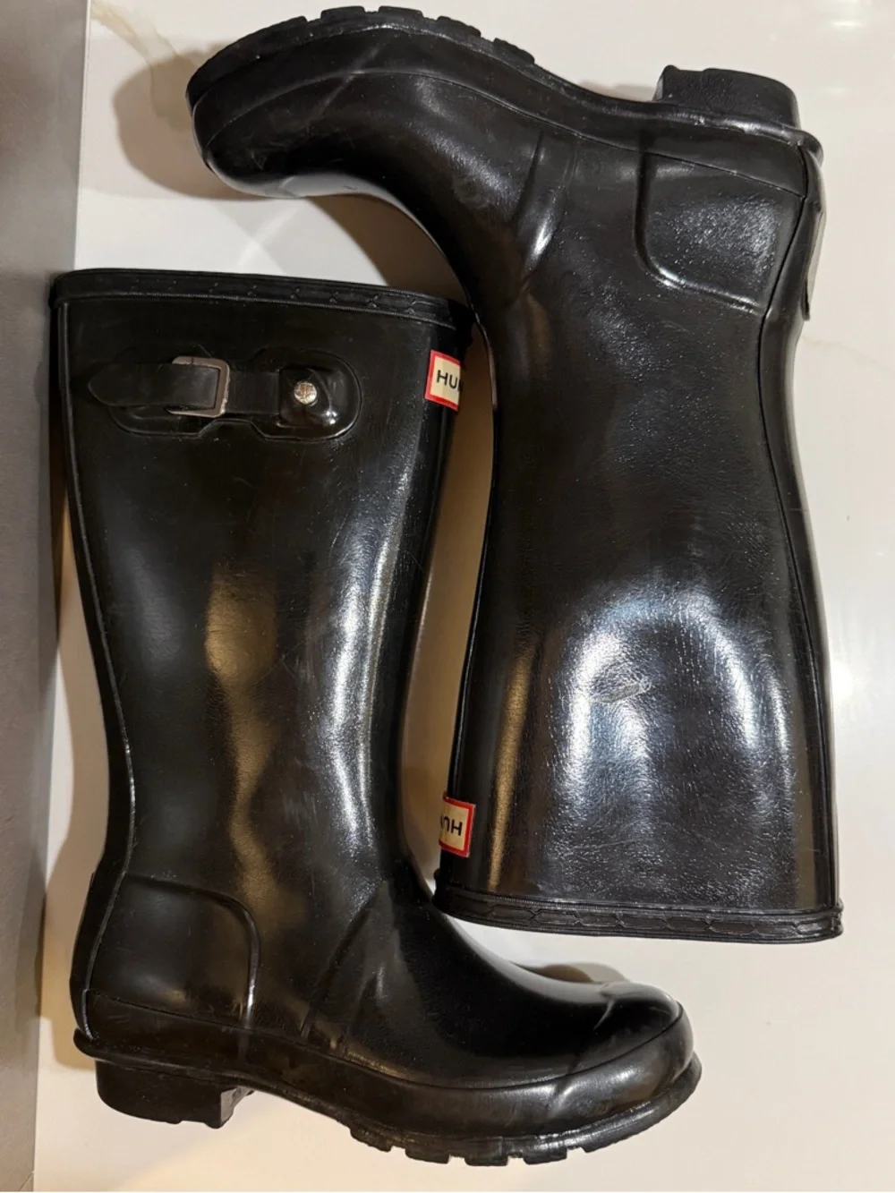 Hunter Rain Boots - Sz 3 boys / 4 girls